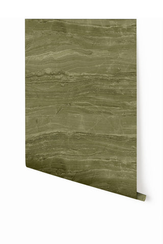 Travertine© Mural Wallpaper in Moss
