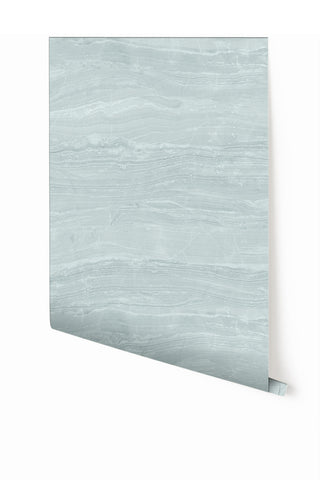 Travertine© Mural Wallpaper in Sea Stone