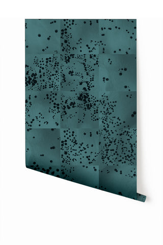 Wild Tile© Wallpaper in Mermaid