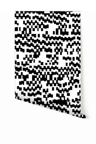 Pixel© Wallpaper in Black + White