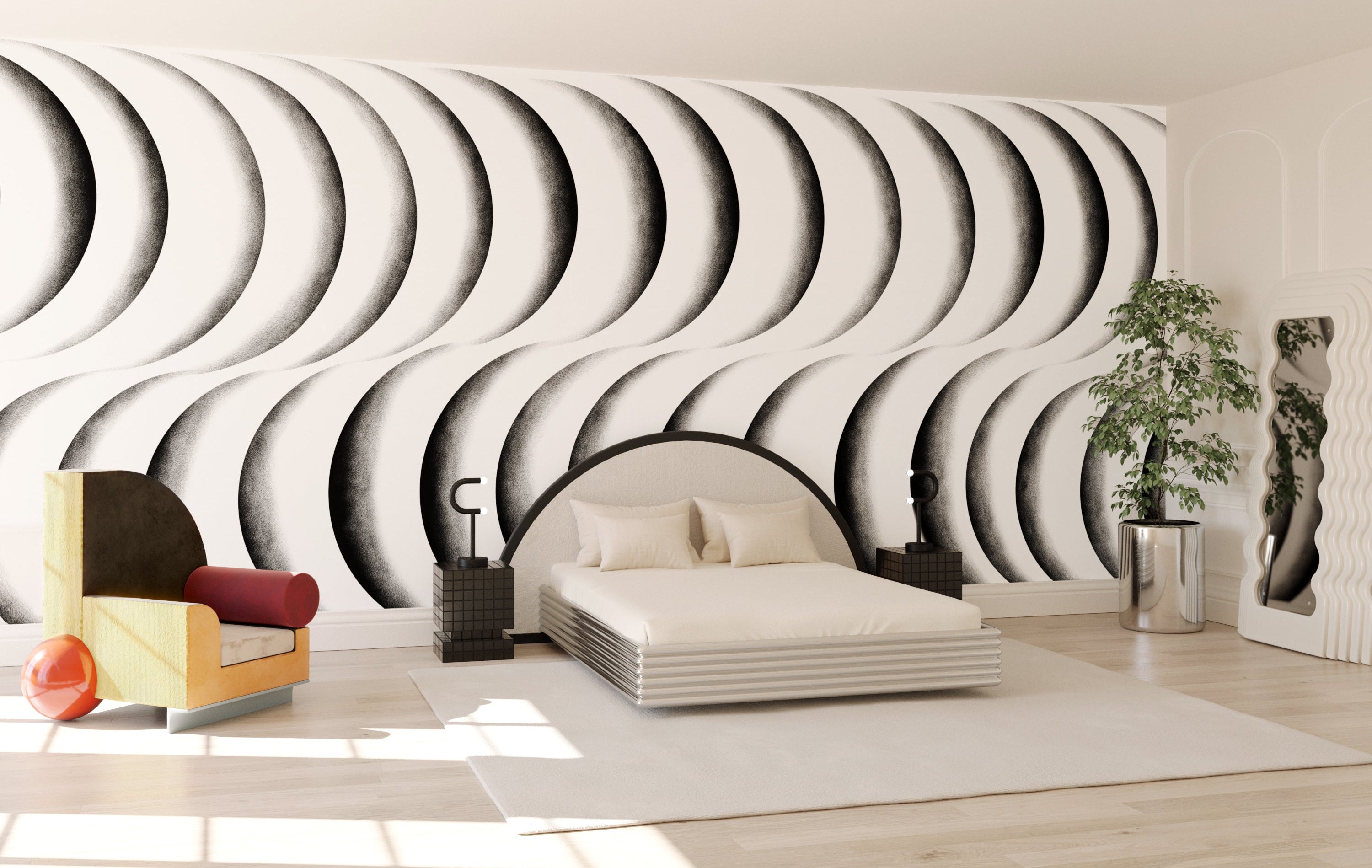 Coque© Wallpaper in Black + White