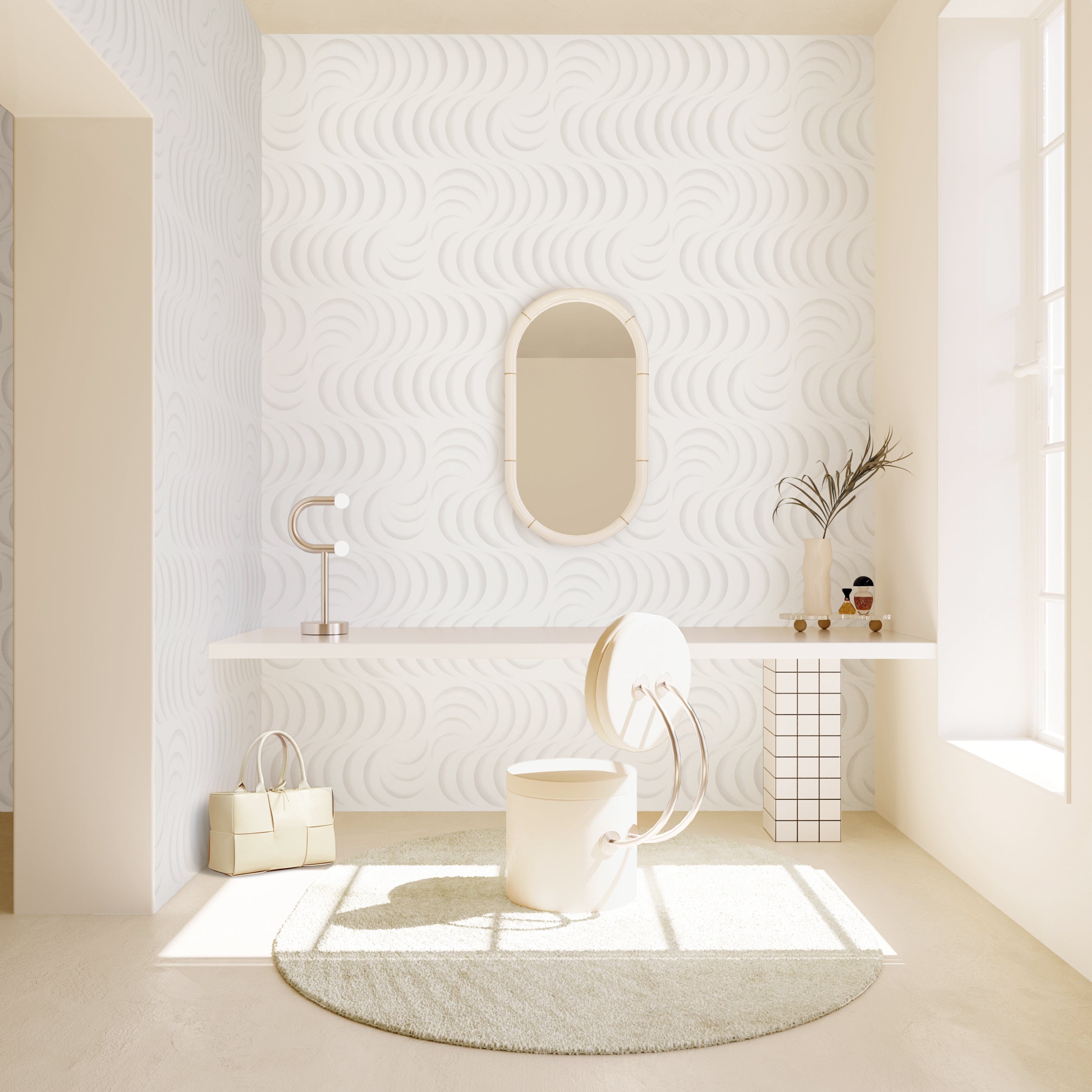 Petite Coque© Wallpaper in Acid Wash