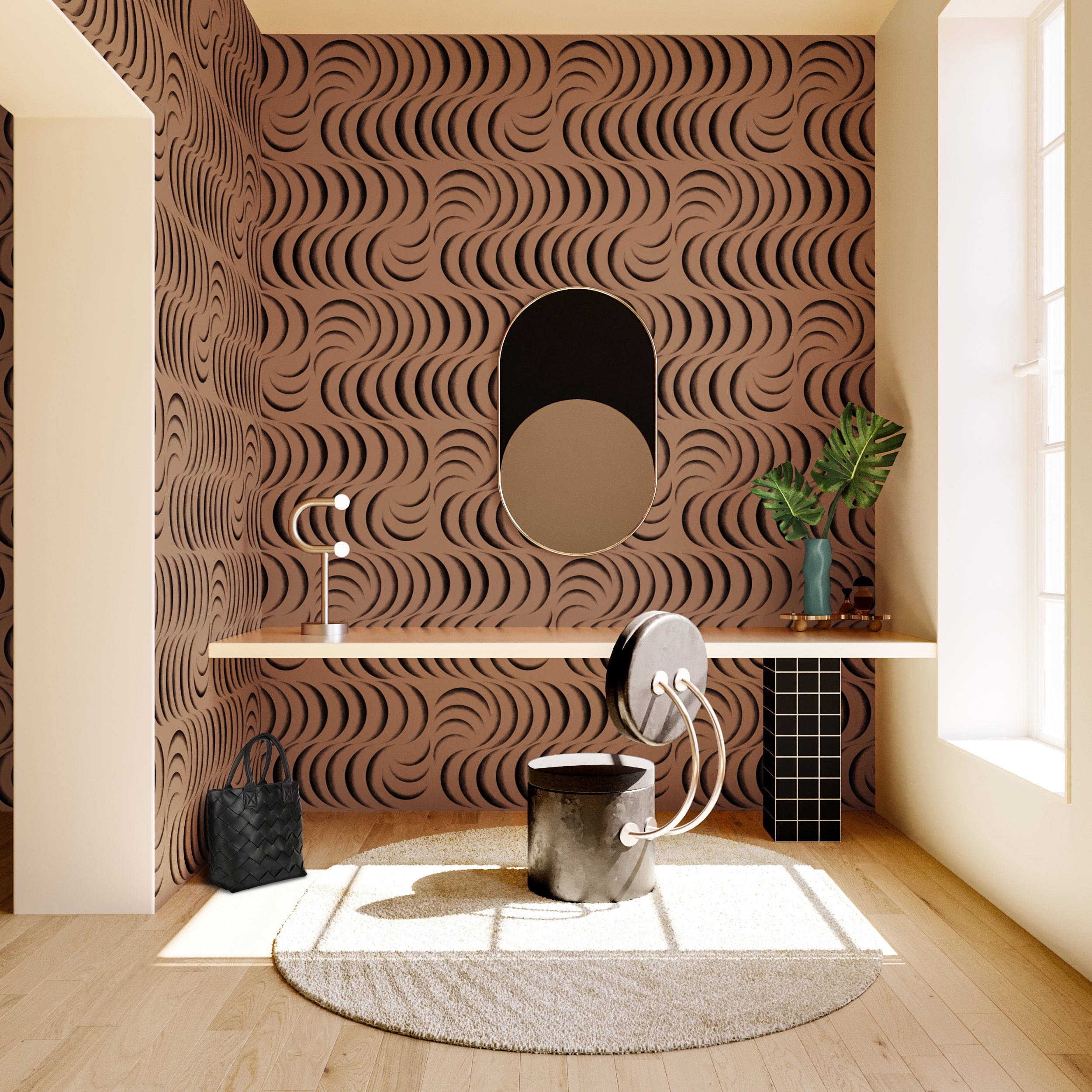 Petite Coque© Wallpaper in Beetlejuice + Black