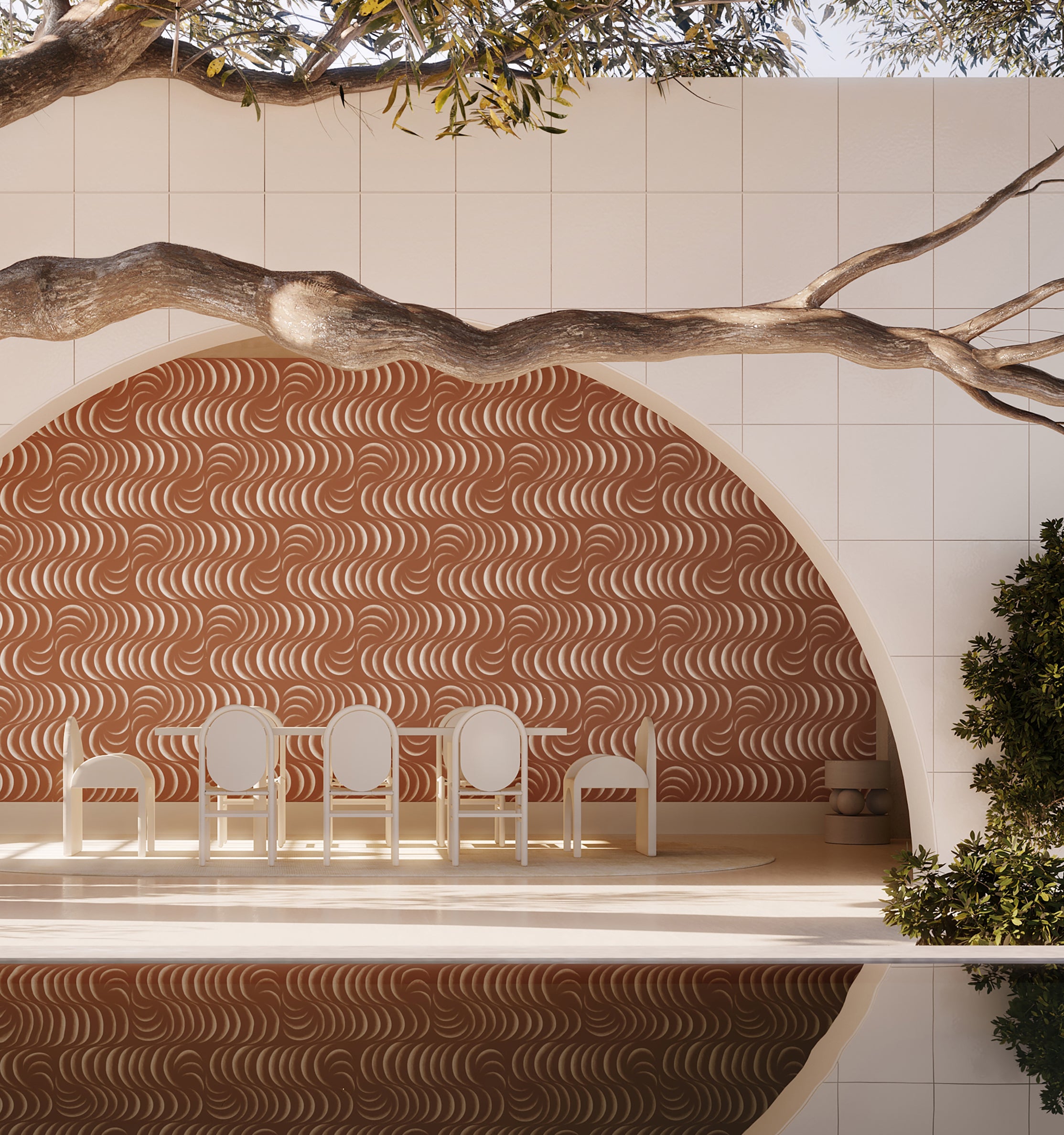 Petite Coque© Wallpaper in Beetlejuice + Cremé