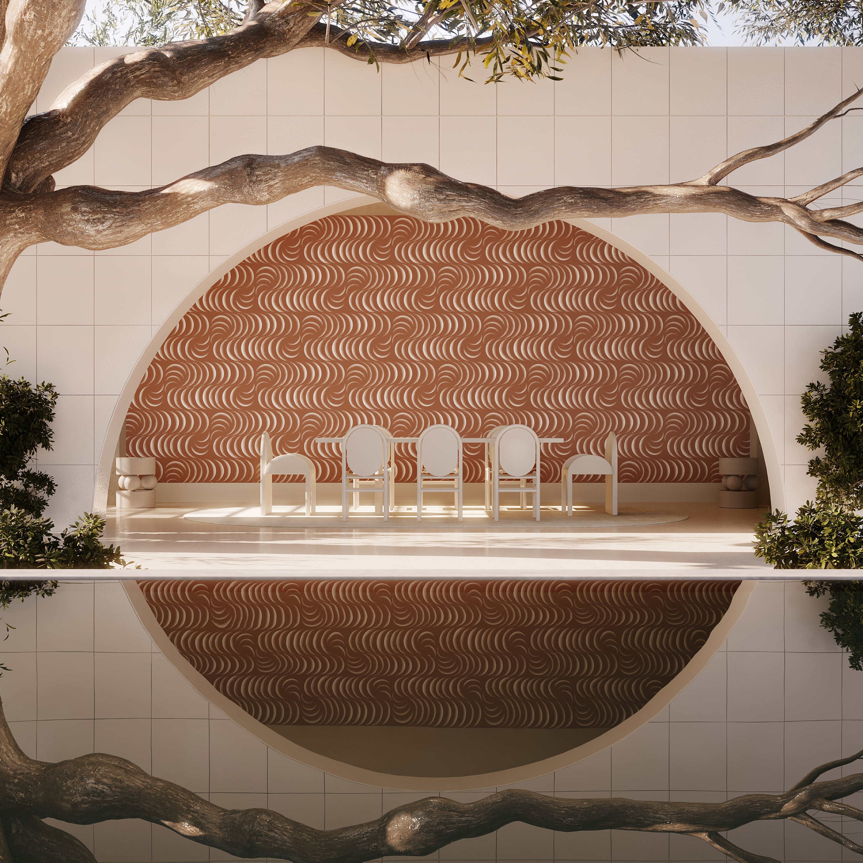 Petite Coque© Wallpaper in Beetlejuice + Cremé