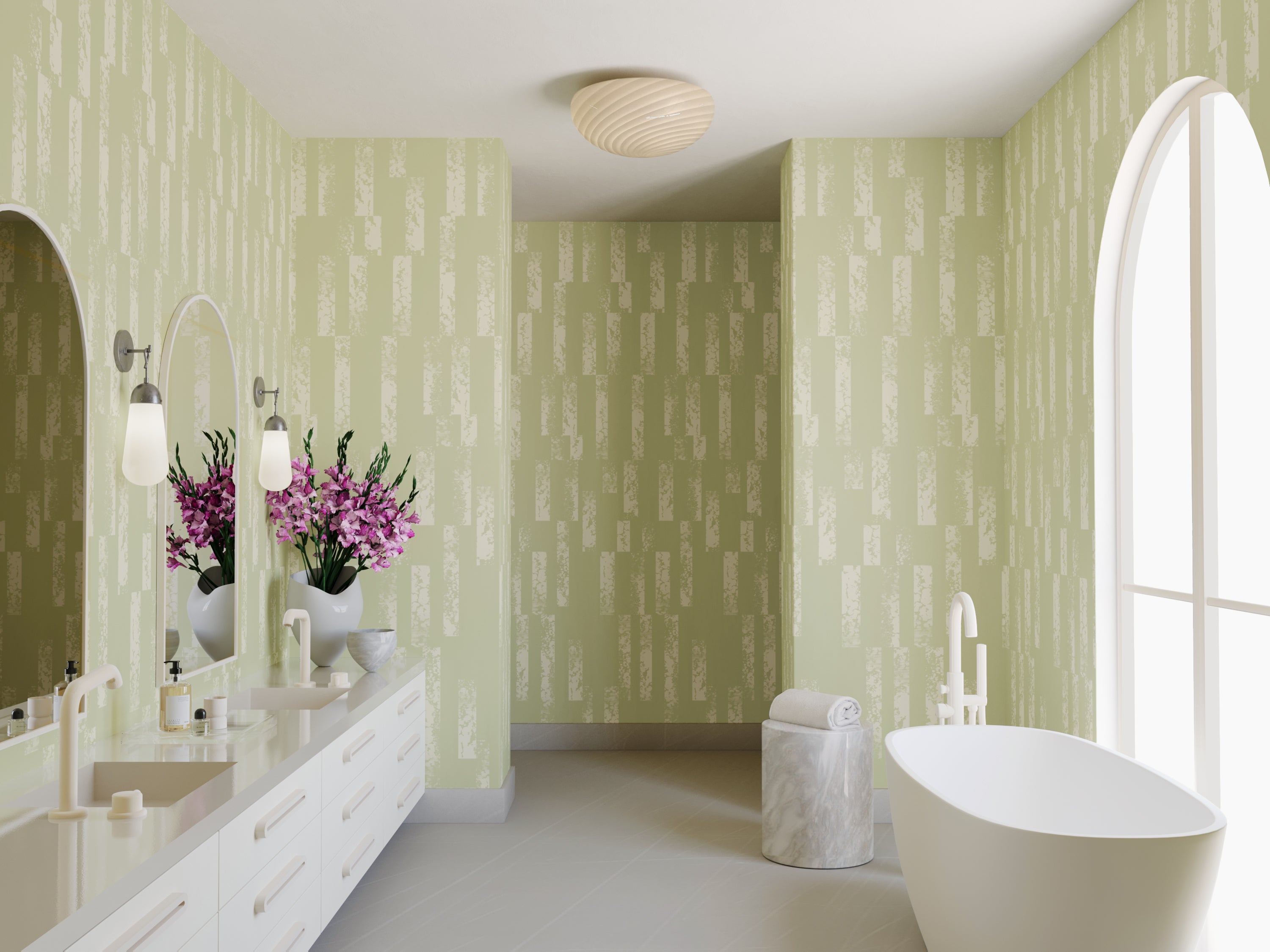 Corral© Wallpaper in Stonecrop