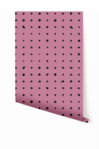 Dotted Line© Wallpaper in Purple