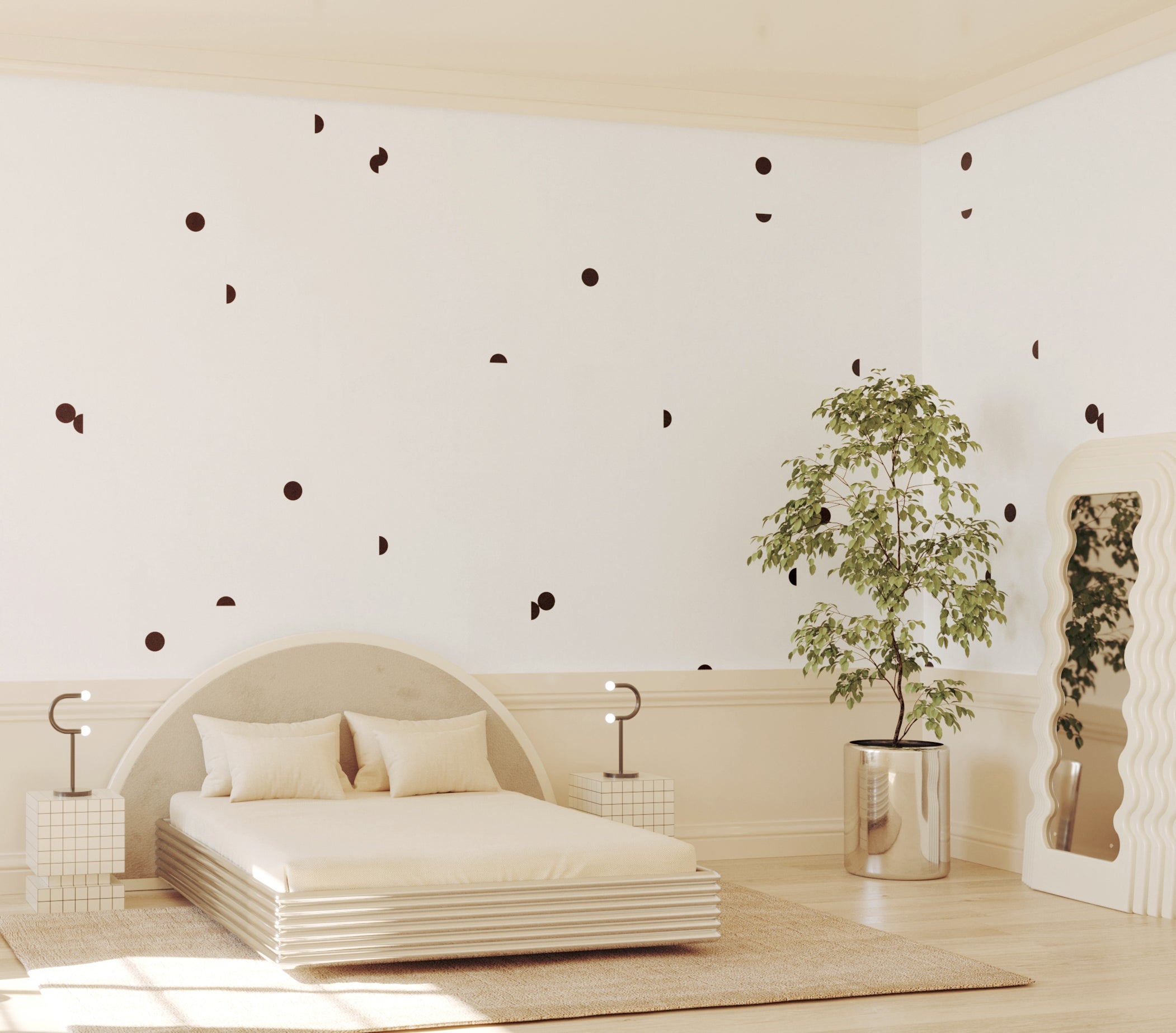 Mezzaluna© Wallpaper in Black + White