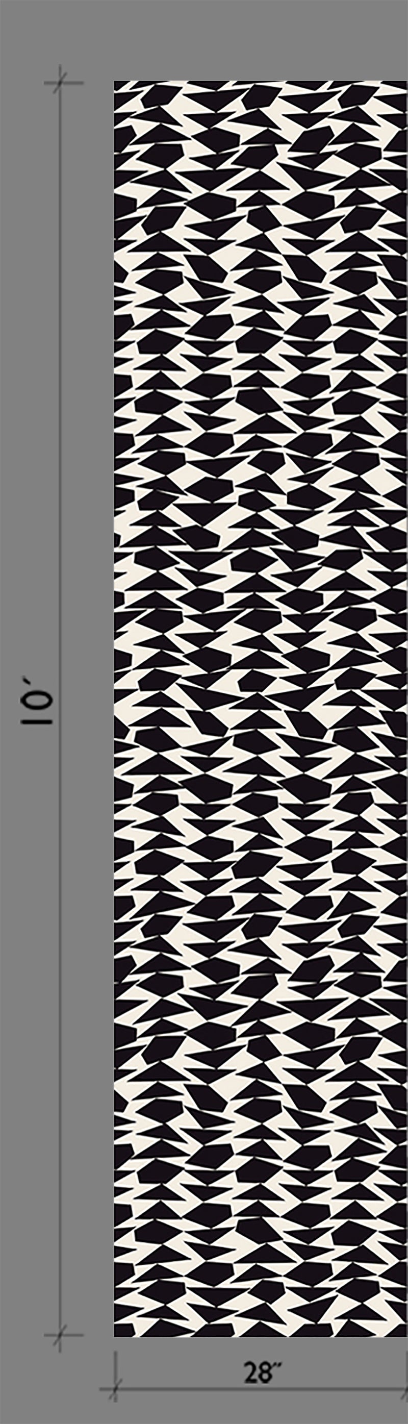 Marfa© Wallpaper in Black + Cremé