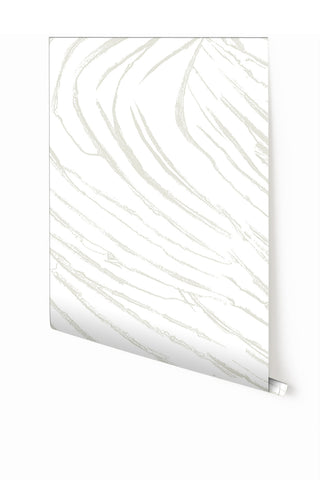 Dune© Mural Wallpaper in White