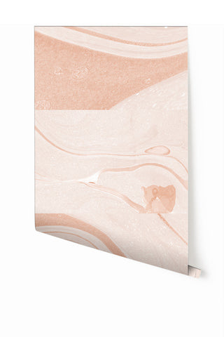 Magma© Mural Wallpaper in Pink